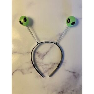 Green Alien Antenna Headband Martian Space Costume Accessory Boppers